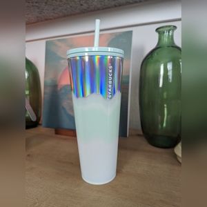 Ice Green Metallic Starbucks Tumbler